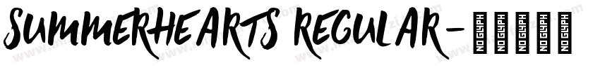 summerhearts regular字体转换
